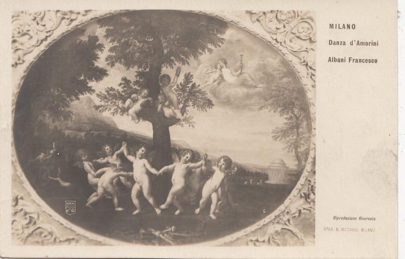 BF18472 danza d amorini albani francesco milano painting art front/back image