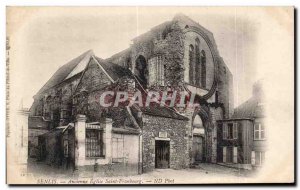 Old Postcard Senlis Old Church St. Franbourg ND Pbot