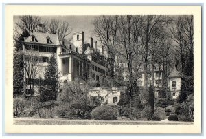 c1940 South View Henry Francis Du Pont Field Winterthur Museum Delaware Postcard