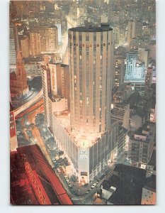 Postcard View by night, São Paulo Hilton, São Paulo, Brazil