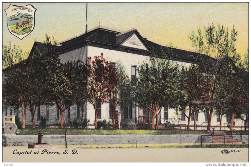 Capitol At PIERRE, South Dakota, 1900-1910s