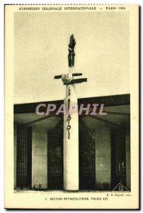 Postcard Old Expostion Coloniale Internationale Paris 1931 Section Metropolit...