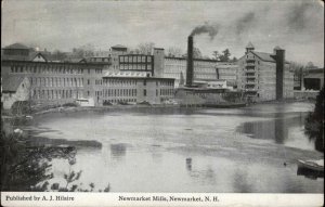 NEWMARKET NH Newmarket Mills Factory c1910 Postcard 