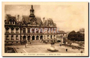 Old Postcard Vannes Hotel De Ville