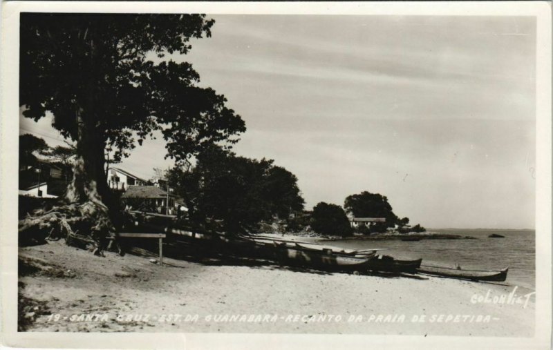 CPA AK Santa Cruz Est. da Guanabara - Recanto da Praia BRAZIL (1085138)