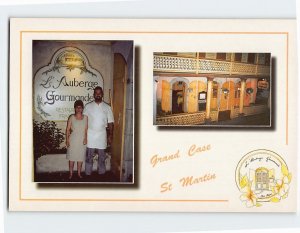 Postcard L'Auberge Gourmande, Grand Case, Saint Martin