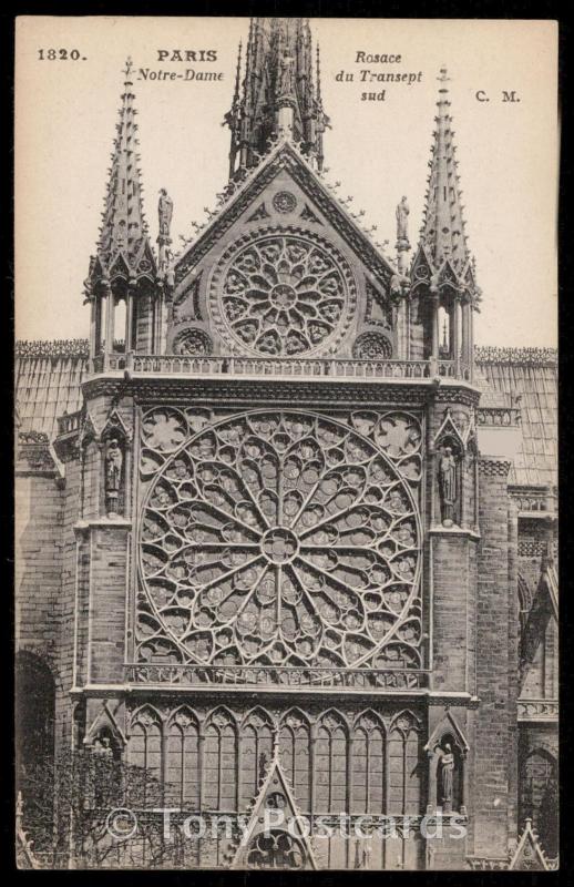 Paris Notre-Dame - Rosace du Transept sud