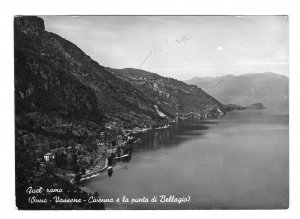 RPPC Italy Lake Como Onno Vassena Punta di Belagio Vera Foto 4X6 Photo Postcard