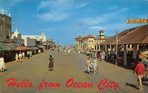 Hello From Strolling On The Wooden Way - Ocean City, New Jersey NJ