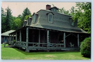 Blue Mountain Lake New York NY Postcard Hedges Adirondack Resort c1987 Vintage