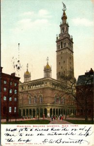 Vtg 1906 Madison Square Garden New York NY Postcard