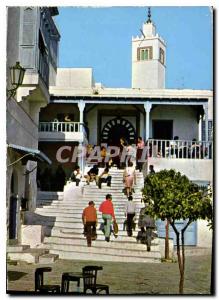 Modern Postcard Sidi Bou Said Kahia Street Marseille