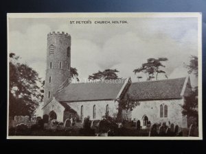 Suffolk: Holton, St. Peter's Church - Old Postcard