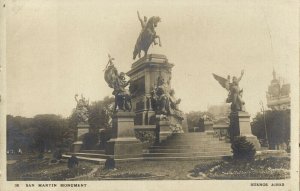 argentina, BUENOS AIRES, San Martin Monument, Mitchell's No. 36 RPPC