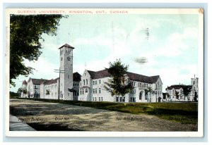 1925 Queens University Kingston Ontario Canada CA Posted Cancel Postcard