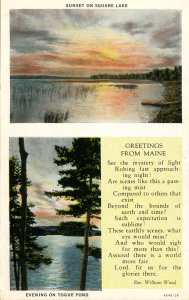Greetings from Maine - A Poem and Views