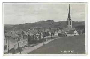 Vintage Switzerland Real Photo Postcard - Hundwil (NN36)