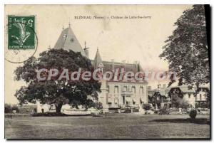 Postcard Old Bleaneau Yonne Chateau Lamothe Jarry