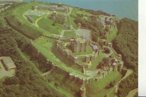 Kent Postcard - Aerial View of Dover Castle - Ref TZ5809