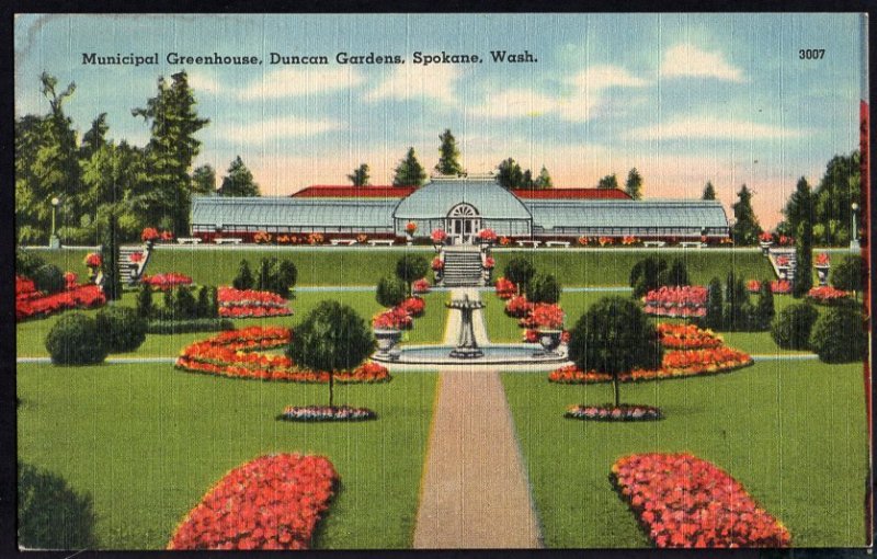 Washington SPOKANE Municipal Greenhouse Duncan Gardens, Manito Park LINEN