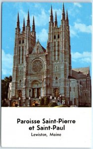 Postcard - Paroisse Saint-Pierre Et Saint-Paul - Lewiston, Maine