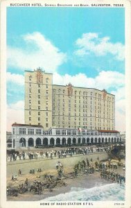 United States Galveston Texas Buccaneer Hotel home of radio station KFUL 