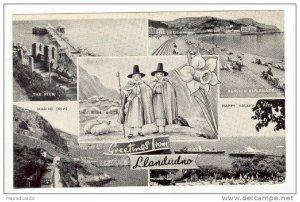 Multivew of sights in Llandudno, Wales 1900-10s
