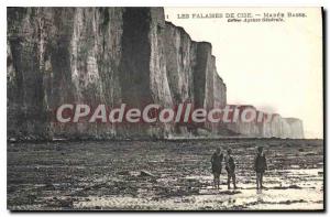 Old Postcard Cliffs Cise Maree Basse