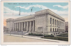 Public Library, INDIANAPOLIS, Indiana, PU-1930