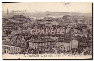 Old Postcard Bordeaux La Rade the Port of Entry