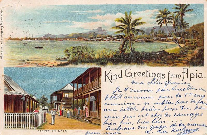 SAMOA : kind greetings from apia - etat