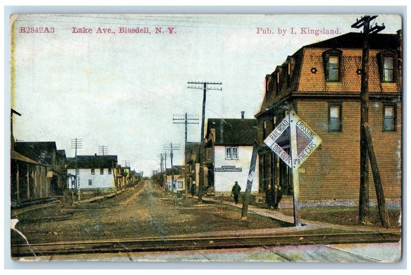 Lake Avenue Drit Road Railroad Crossing The Cars Blasdell New York NY