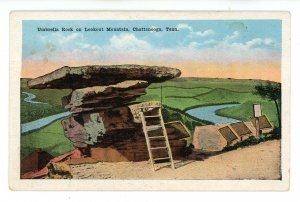 TN - Chattanooga, Lookout Mountain. Umbrella Rock in Point Park