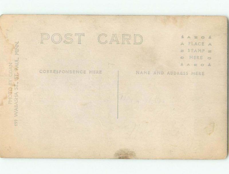 Pre-1918 rppc BABY LOOKS Studio In St. Paul Minnesota MN i9354