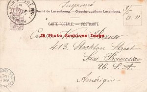 Luxembourg, Parlie Du Grund, 1905 PM, Stamp