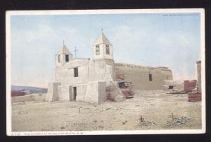 PUEBLO OF ISLETA NEW MEXICO OLD CHURCH VINTAGE INDIAN RESERVATION POSTCARD