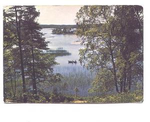 Lake and Trees, Utsiki, Lokasjon, Pappersindustrins , Sweden Used 1971