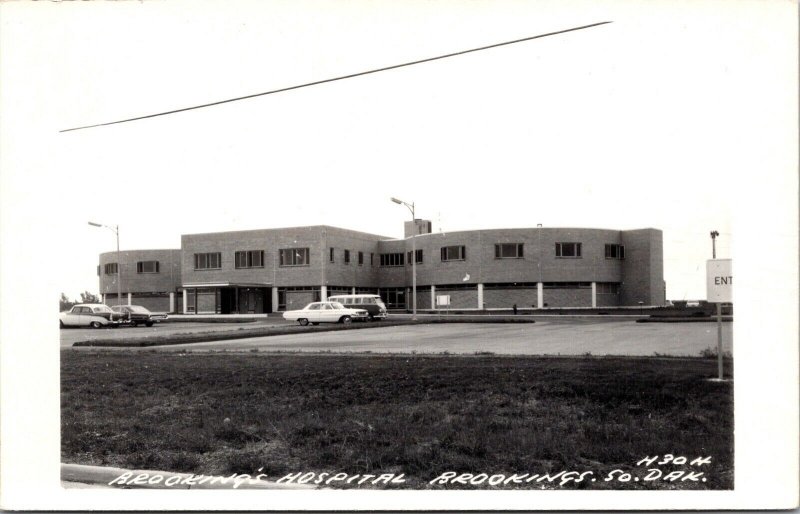 Real Photo Postcard Brooking's Hospital in Brookings, South Dakota~1301