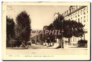 Old Postcard Vittel Avenue Ambroise Bouloumie