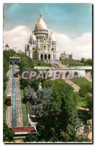 Old Postcard Paris and Sacre Coeur Basilica in Montmartre Wonders 1876 1910 a...