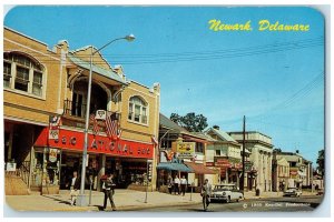 1961 East Main Street Business Center Newark Delaware DE Posted Cars Postcard