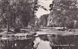 Netherlands Vijver Huize Bennebroek 1959 Real Photo