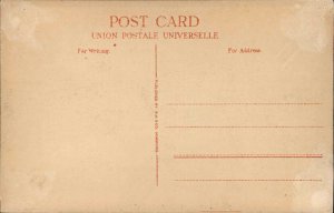 Hong Kong Sedan Chair & Native Men  c1910 Postcard