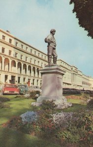 Gloucestershire Postcard-Dr Wilson Statue & Municipal Offices,Cheltenham RS21578