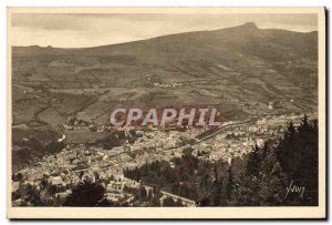 Old Postcard L & # 39Auvergne La Bourboule From Taking Panoramic Funicular