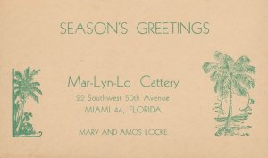 Season's Greetings from the Mar-Lyn-Lo Cattery - Miami FL, Florida - Cat Kitten