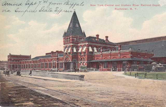 New York Central and Hudson River Train Depot - Rochester NY, New York - DB