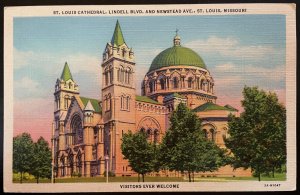 Vintage Postcard 1932 St. Louis Cathedral, St. Louis, Missouri (MO)