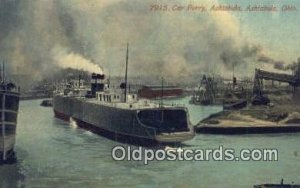 Car Ferry Ashtabula, Ashtabula, Ohio, OH USA Ferry Ship 1912 light wear posta...