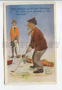 443567 Golf Vintage Dennis & Sons postcard